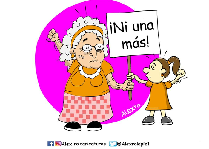 Caricatura: ¡Ni una más!