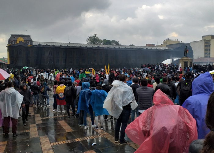 Hasta los ladrones han salido a marchar en el paro nacional