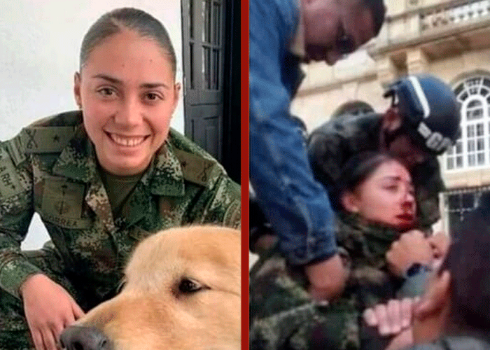 La guardia presidencial desarmada que fue atacada por manifestantes