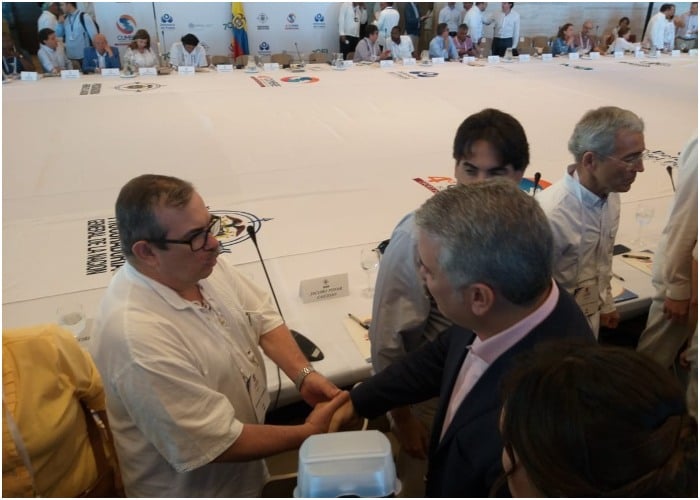 Duque le hizo viaje exprés a la reunión del Diálogo Social en Cartagena