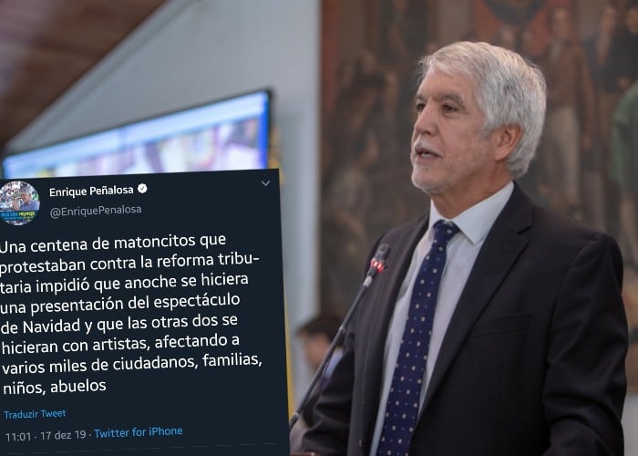Enrique Peñalosa tilda a los manifestantes de 