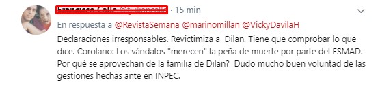  - Destrozan en redes a Paloma Valencia por decir que Dilan era un vándalo