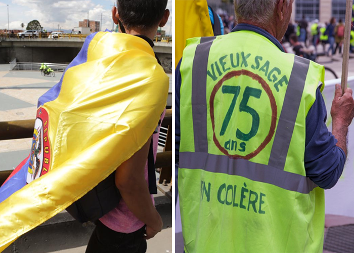 Comparar las protestas de Colombia y Francia es como equiparar un Renault 4 con un Ferrari