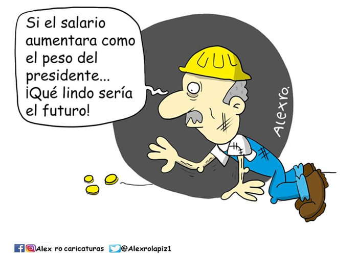 Caricatura: Para los ricos todo, para los pobres nada