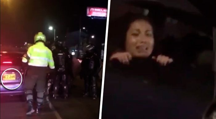  - ¿A dónde pretendía llevar la policía a dos jóvenes en carros particulares?