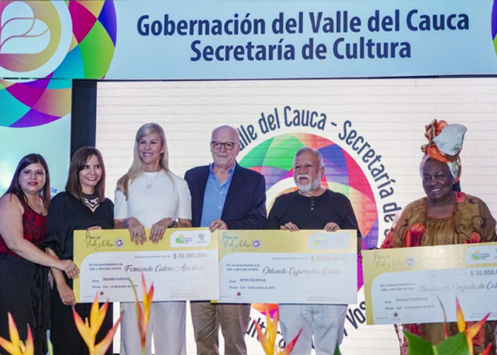 Los tres maestros vallecaucanos a los que la gobernación galardonó con el Premio Vida y Obra