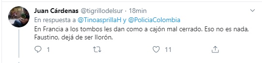 Destrozan en redes a Faustino Asprilla por defender al ESMAD - -- Las2orillas - Destrozan en redes a Faustino Asprilla por defender al ESMAD