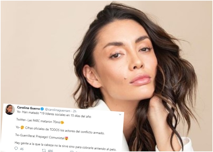 Carolina Guerra se cansó del maltrato uribista en Twitter