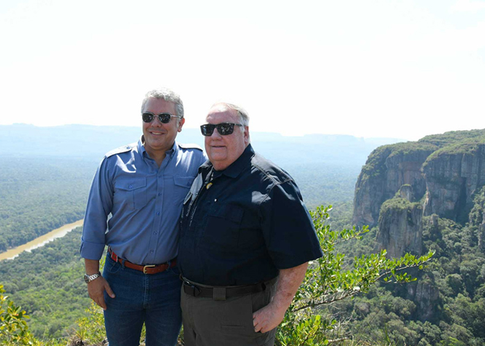 El millonario Howard Buffett Jr. y Chiribiquete