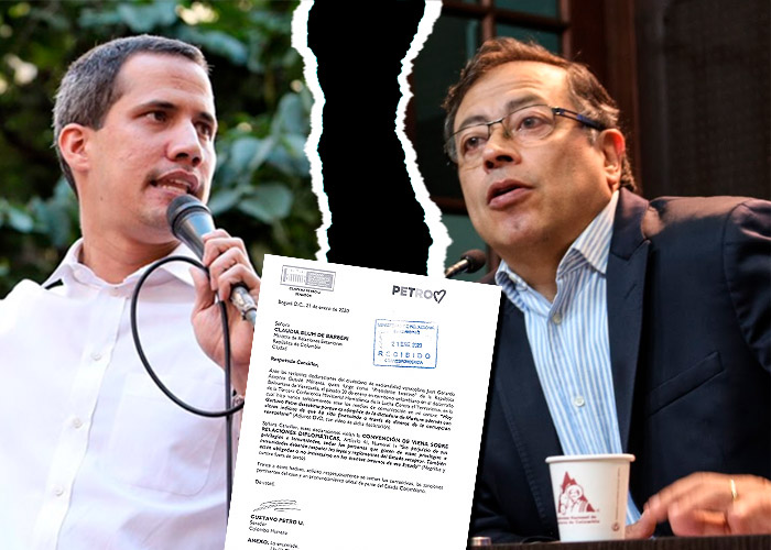 Reclamo formal de Petro contra Guaido ante Cancillería