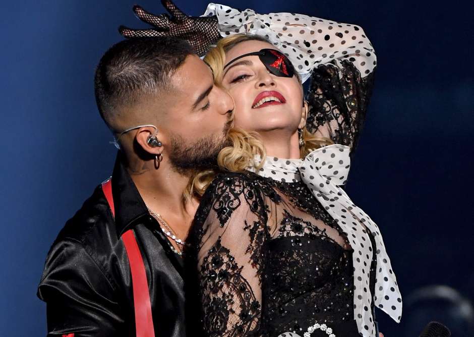 La mala suerte que Maluma le trajo a Madonna
