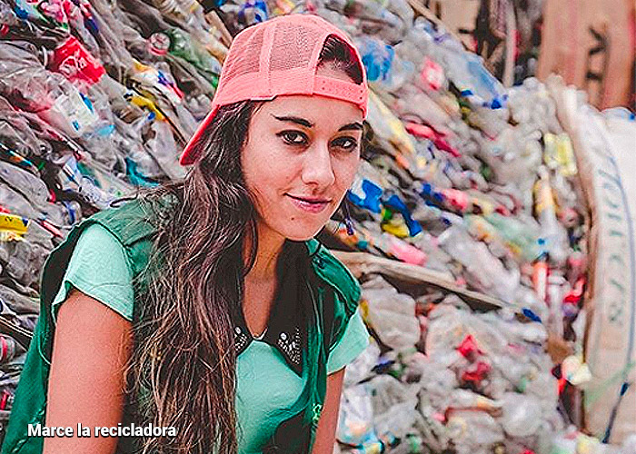 Las lecciones de basura que volvieron famosa a Marce