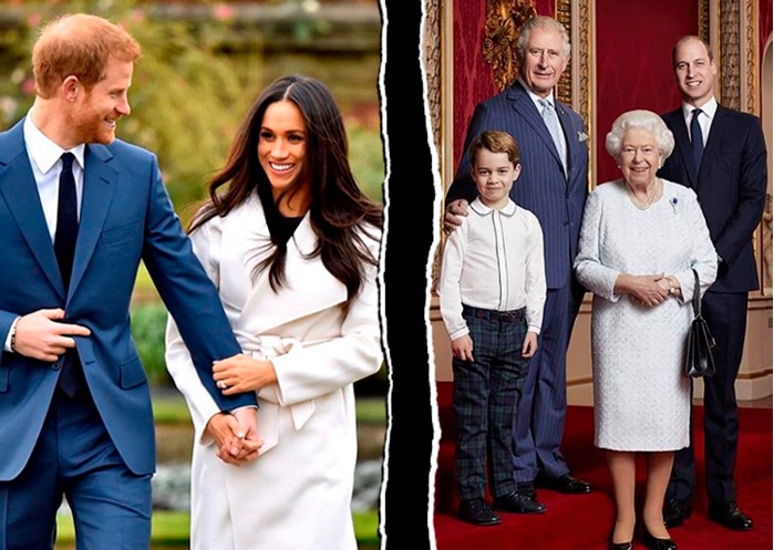 La caprichosa Megan impuso su ley:  se abren de la familia real