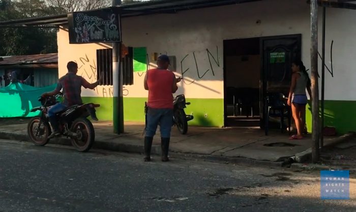  - "Los grupos armados son la policía en la frontera" Informe HRW