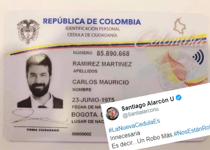 Esta podría ser la nueva cédula según la Registraduría. 