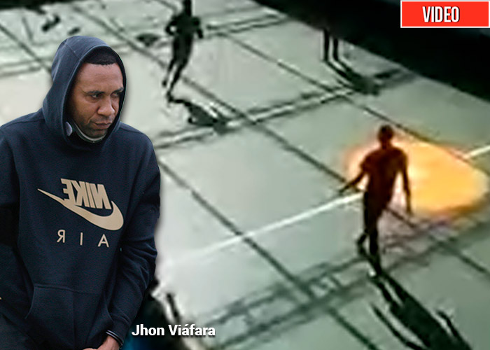 VIDEO: Jhon Viafara jugando fútbol en La Picota