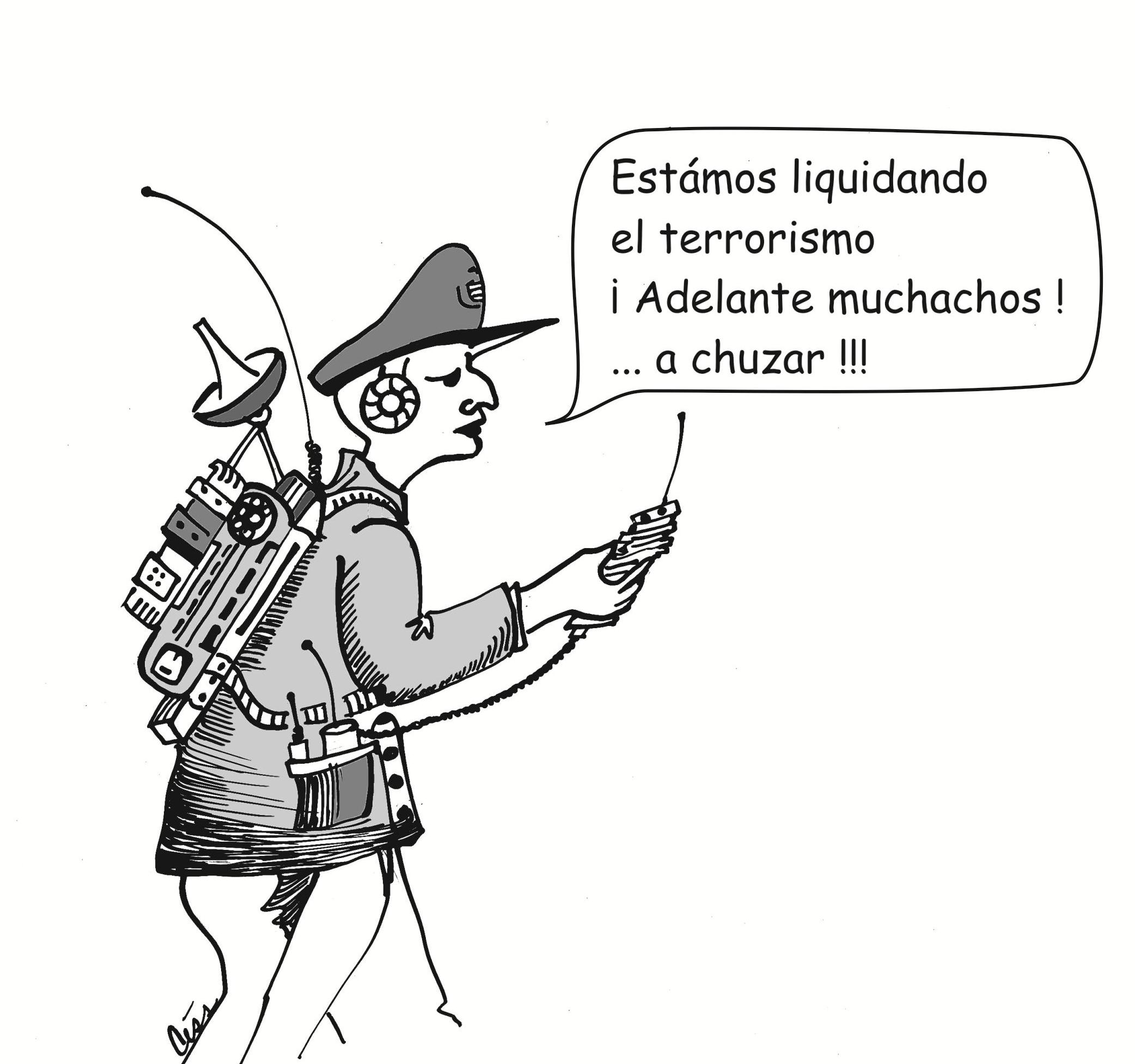 Caricatura: El manoseado discurso de la seguridad