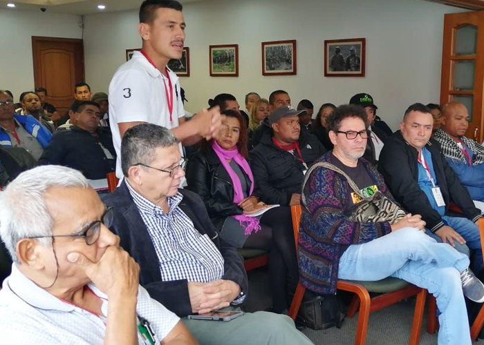 El encuentro de los dirigentes de los espacios de reincorporación