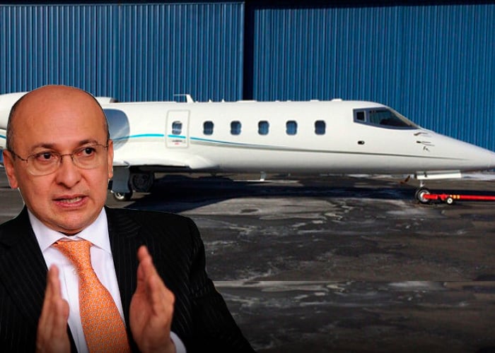 El Learjet que Eduardo Montealegre le dejó a la Fiscalía