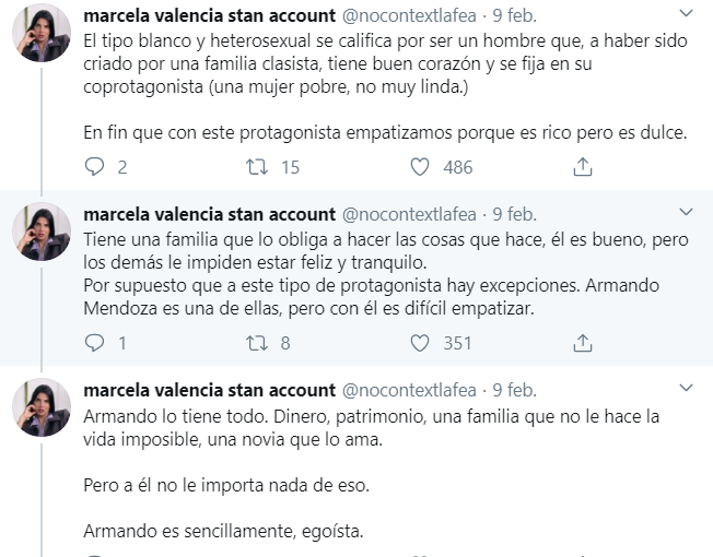  - ¿Por qué Armando Mendoza es el personaje más despreciable de la T.V mundial?