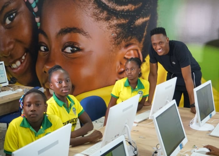 El golazo de Yerry Mina con la educación en Guachené