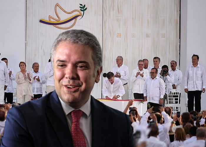 El desprecio de Duque con la paz de Santos