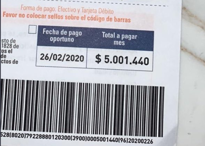 Factura de $5 millones: el último descaro de Electricaribe