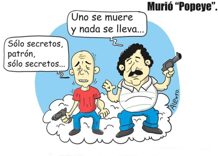 Caricatura: Murió Popeye