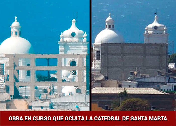 Santa Marta también tiene su Acuarela: esta obra tapará la catedral