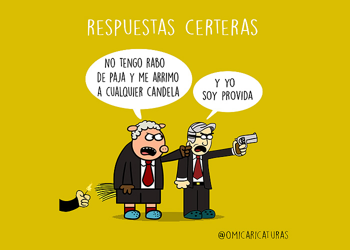 Caricatura: Respuestas certeras