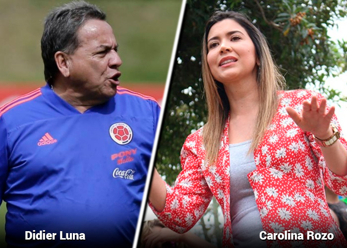 La fisioterapeuta Carolina Rozo que puso a cantar al entrenador Didier Luna