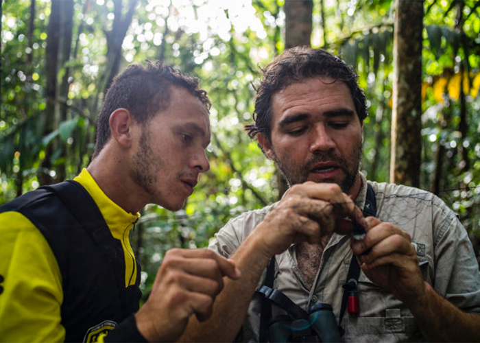 Pajariando con las Farc, la fórmula del biólogo Diego Calderón