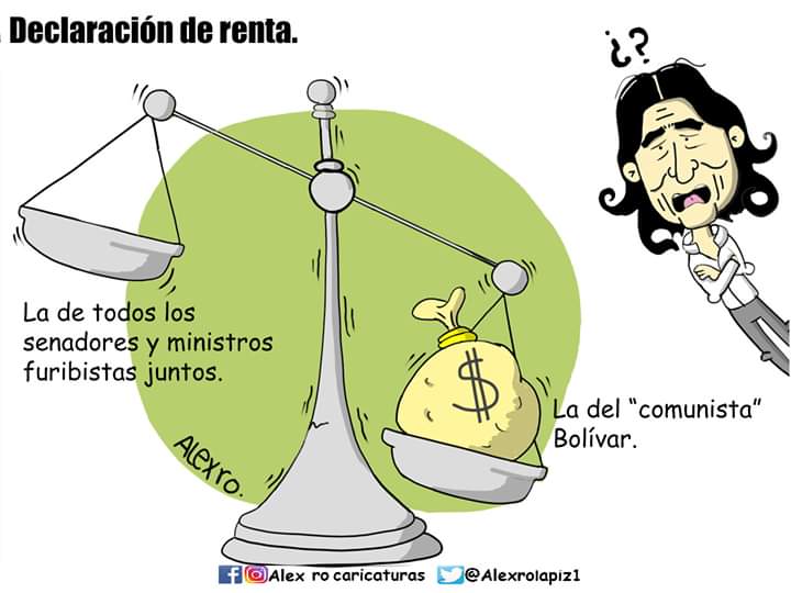Caricatura: Declaración de renta...