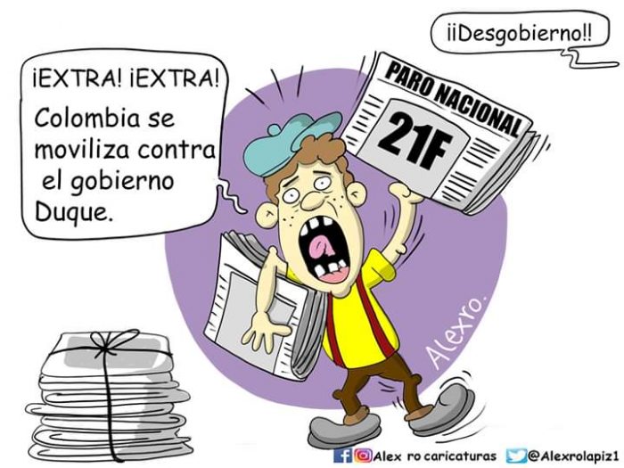 - Caricatura: El paro sigue