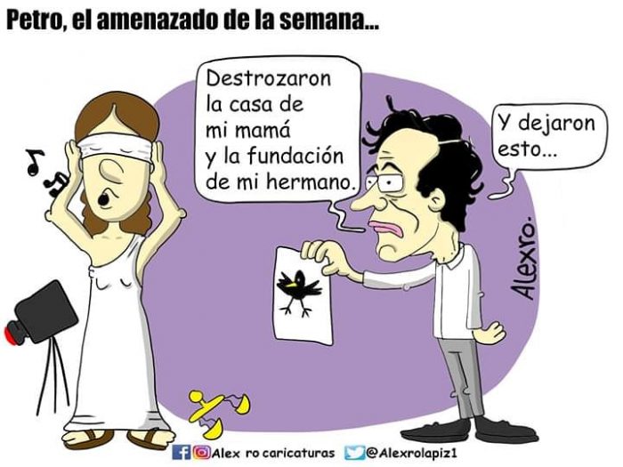  - Caricatura: Petro, el amenazado de la semana