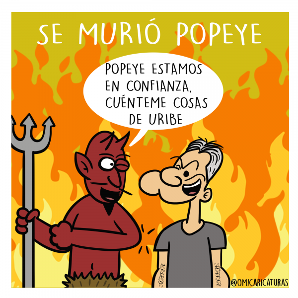  - Caricatura: Se murió Popeye