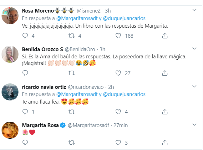  - Tremenda la callada de boca de Margarita Rosa a un uribista