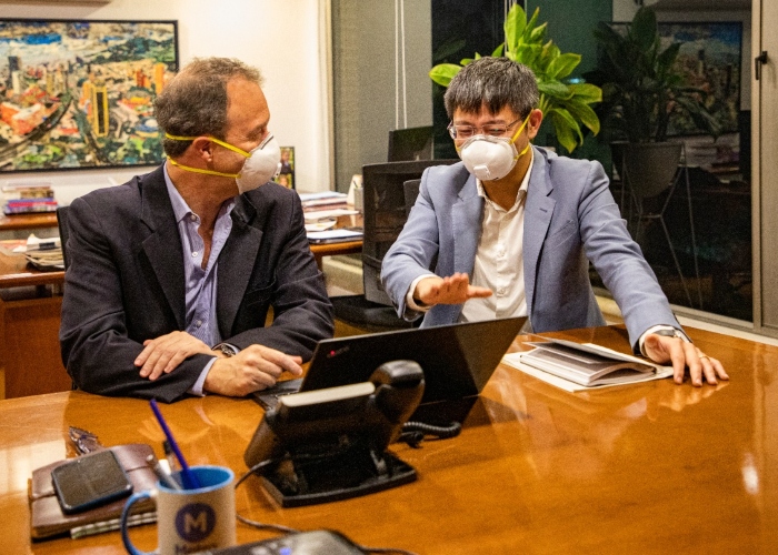 El temor al coronavirus llegó al metro de Bogotá