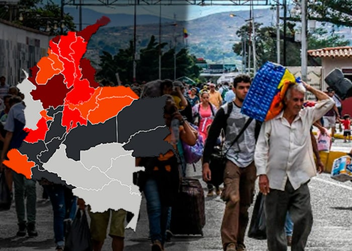 ¿Dónde están los 1'700.000 de venezolanos en Colombia?