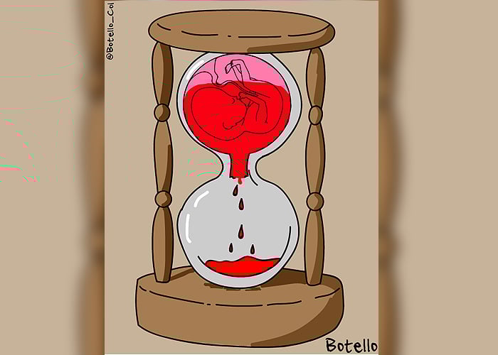 Caricatura: El dilema del aborto