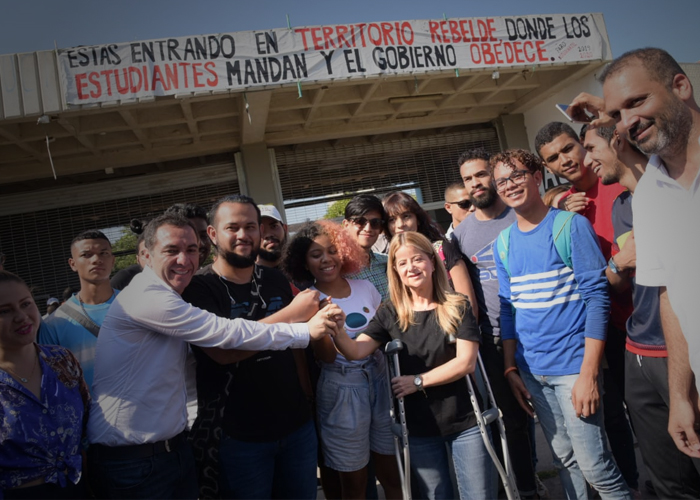 El acuerdo de Elsa Noguera con los estudiantes de la U. del Atlántico