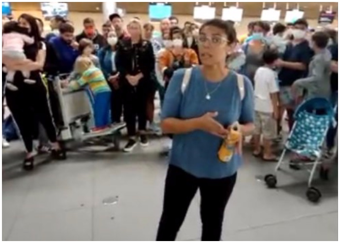 VIDEO: argentinos atrapados en aeropuerto El Dorado suplican ayuda