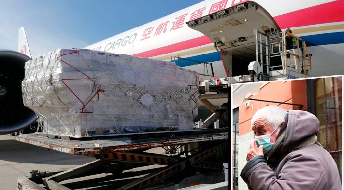  - La ayuda de China llega a Italia y España