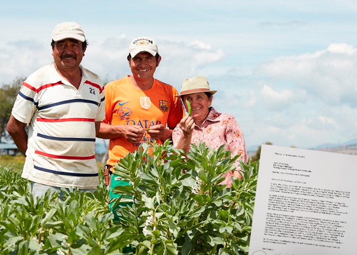 Carta a los campesinos colombianos