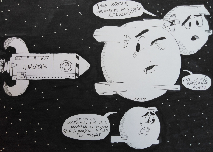Caricatura: La pandemia de los seres humanos