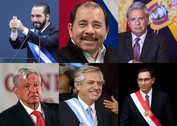 Así se han portado los presidentes de América con su gente y el coronavirus