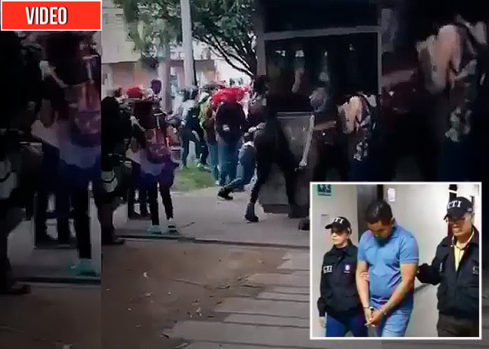 Las feministas se vengan de la violación de una mujer destrozando un CAI