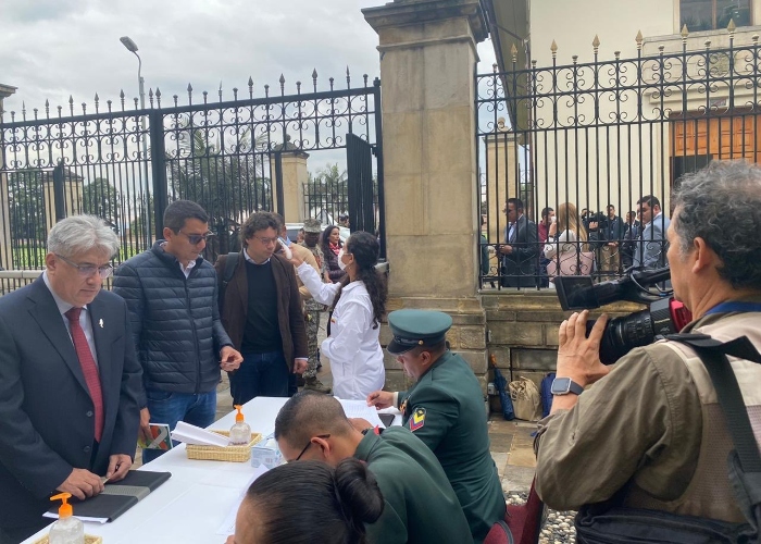 Medidas extremas para el coronavirus en la Casa de Nariño