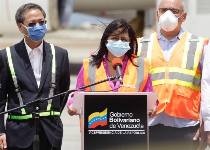 Venezuela recibe la ayuda de China contra el coronavirus