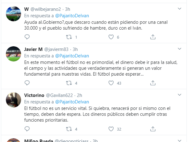  - “Inepto payasito que se arrastra suplicándole ayuda al gobierno”